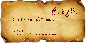 Czeizler Álmos névjegykártya